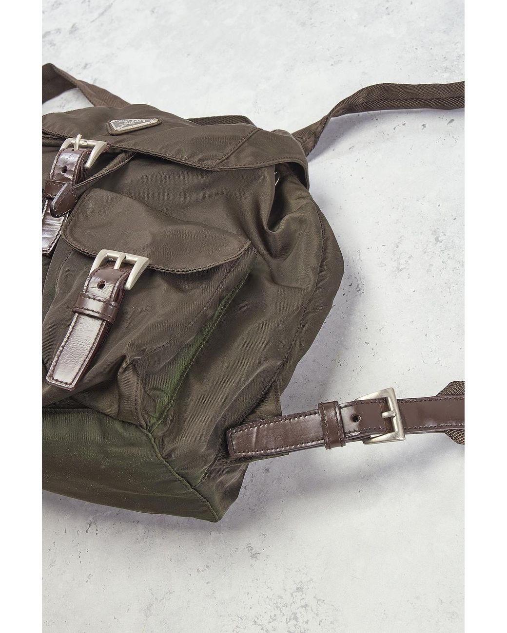 Prada Black Tessuto Backpack