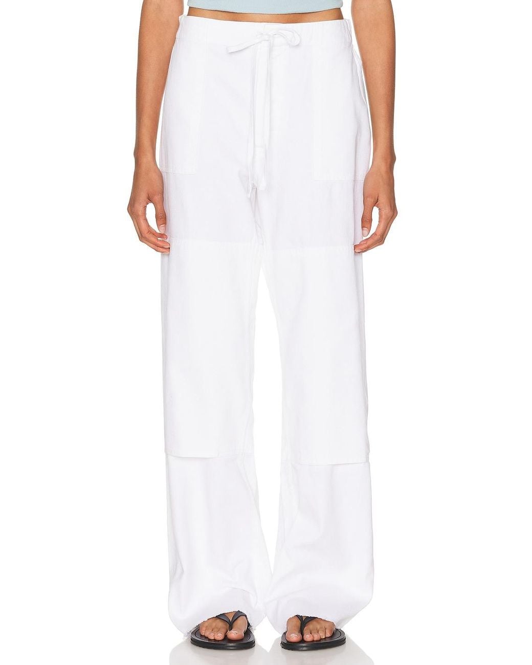 Re/done White Beach Pant