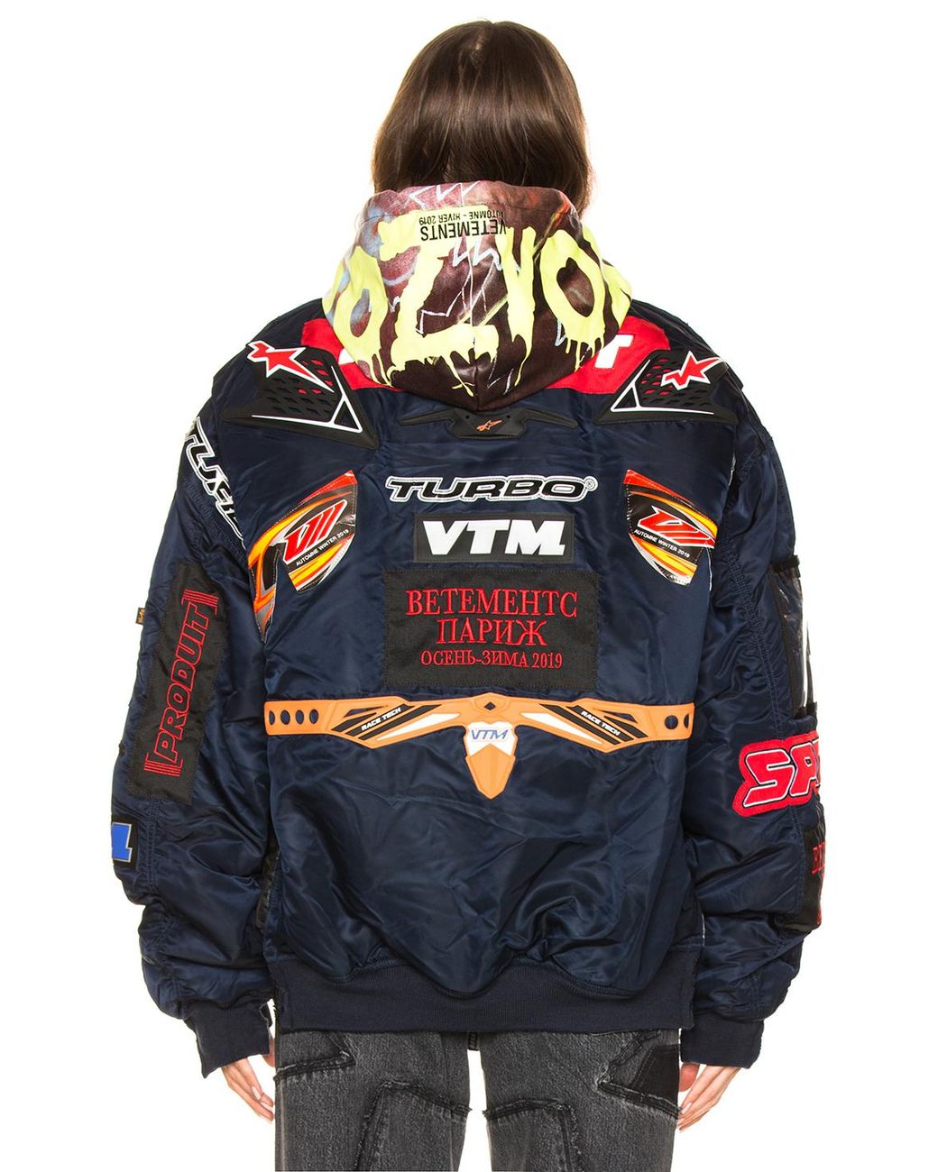 Vetements Oversized Racing Bomber 