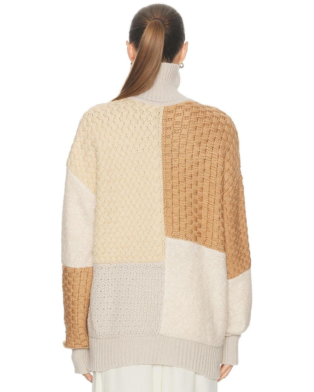 AMIYA White Mosaico Sweater