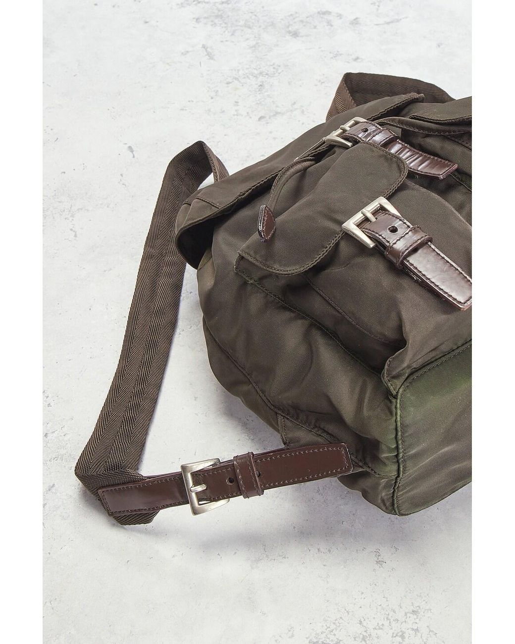 Prada Black Tessuto Backpack