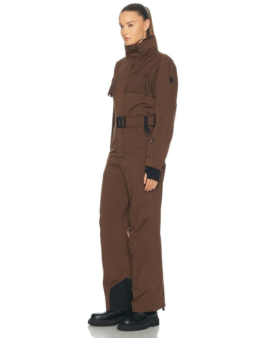 Moncler Brown Ski Suit