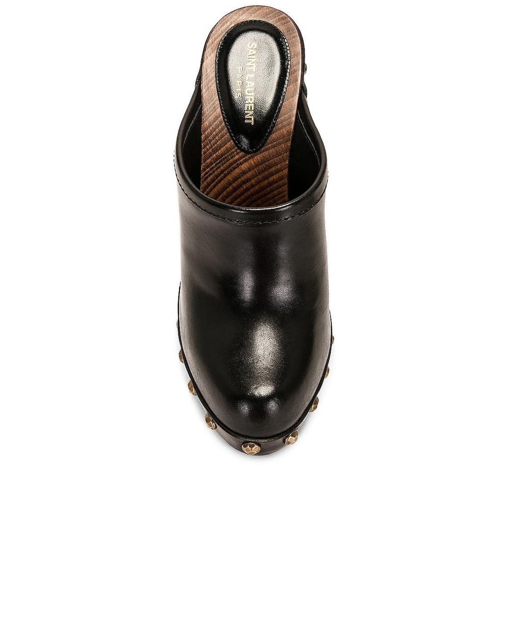 Saint Laurent Black Camoy Clogs
