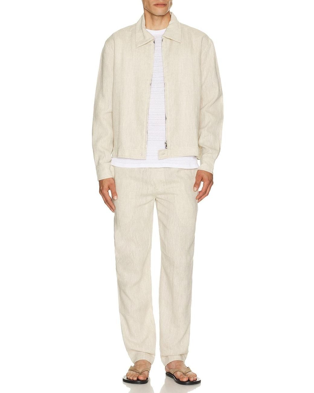 True Tribe White Casey Jacket for men