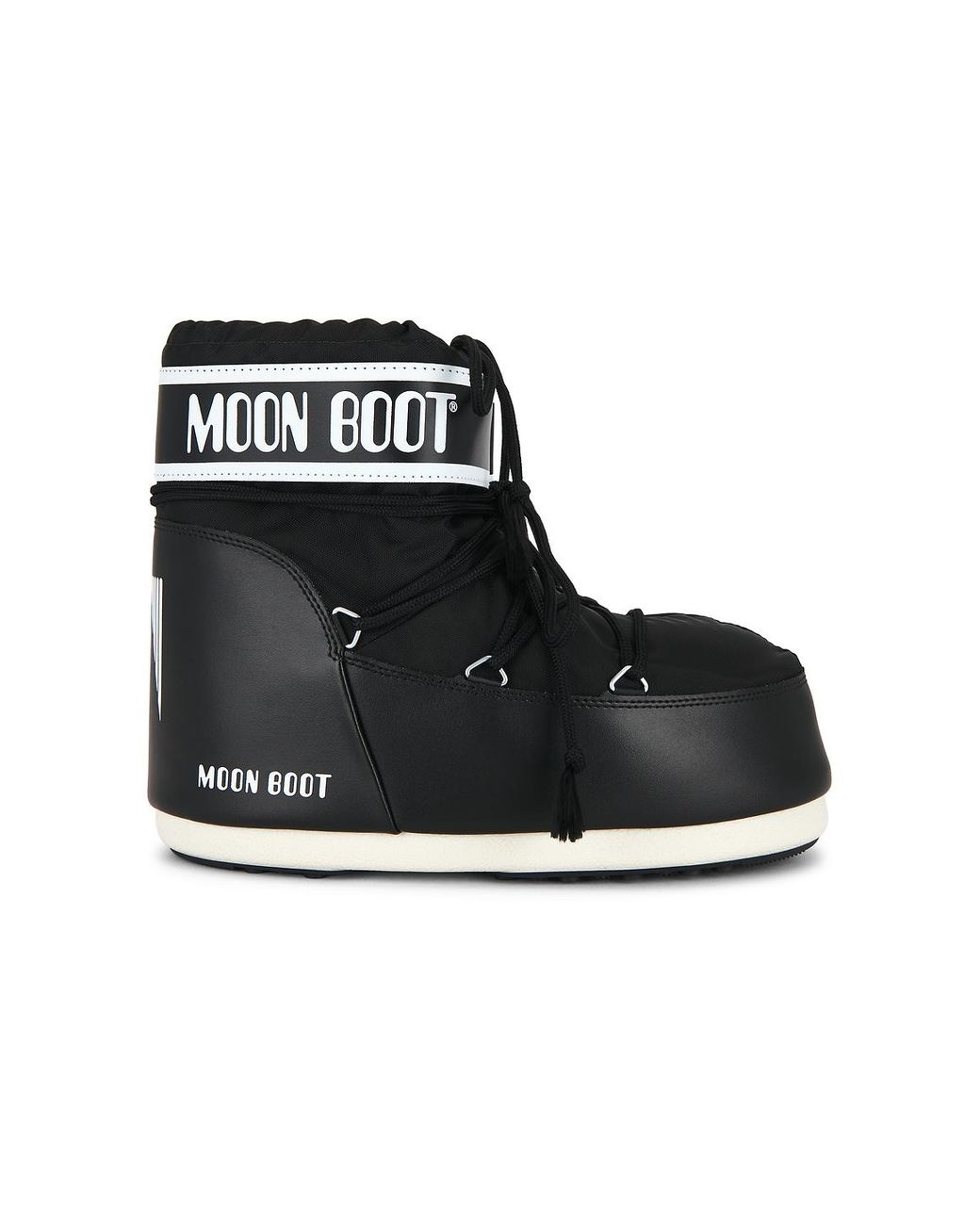 Moon Boot Black Icon Low Nylon Boot for men