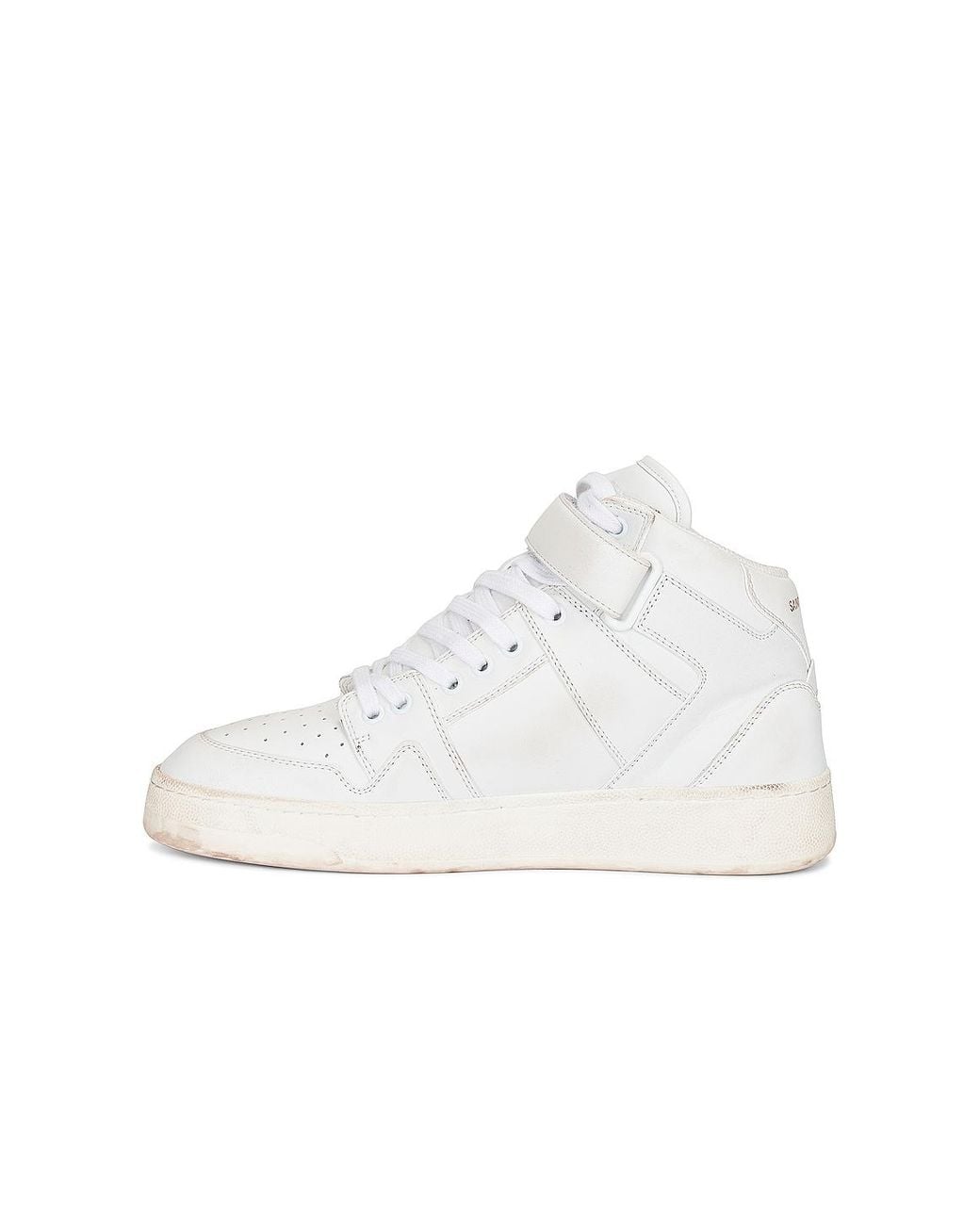Saint Laurent White Jefferson Sneaker for men