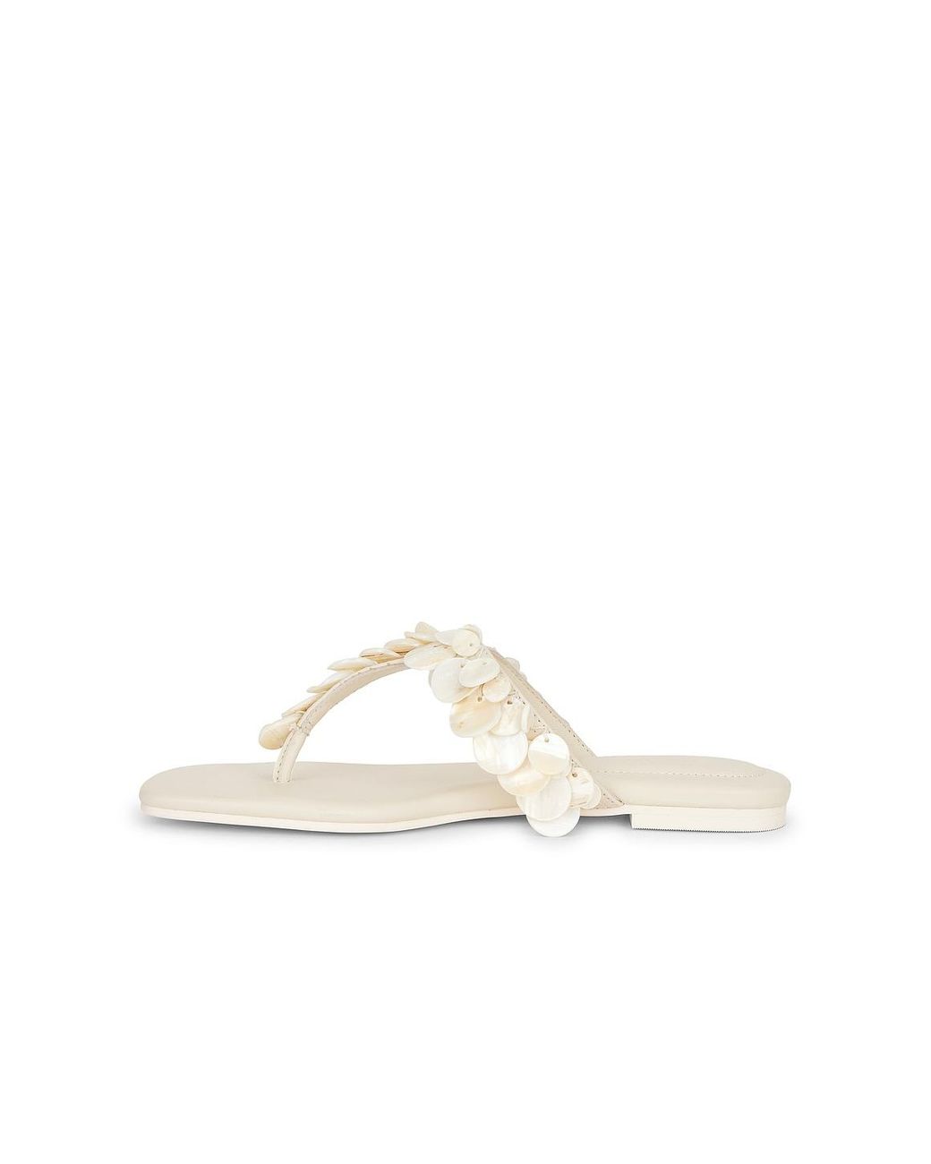 Jonathan Simkhai White Elin Thong Sandal