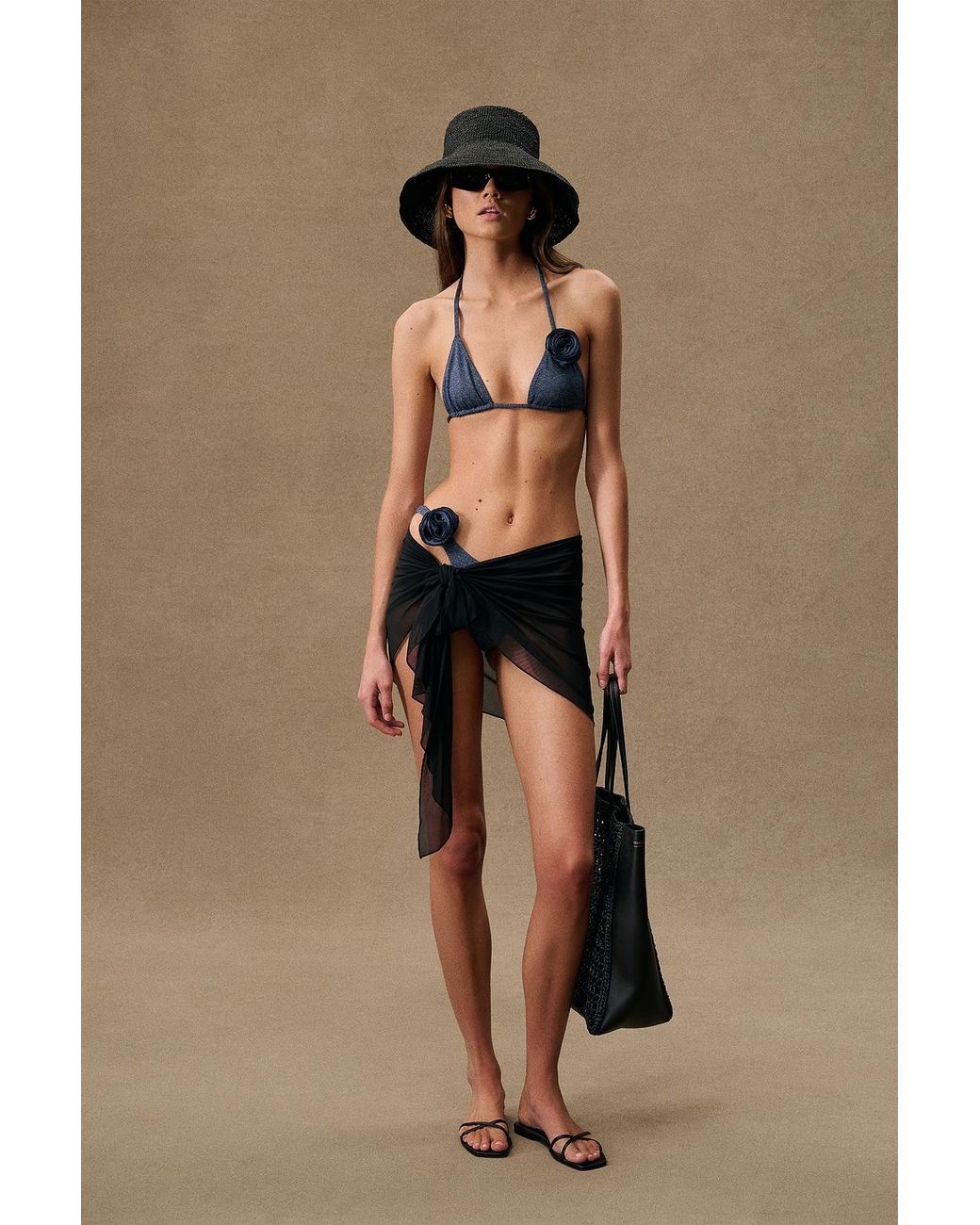 SAME Natural Rosette 90S Bikini Bottom