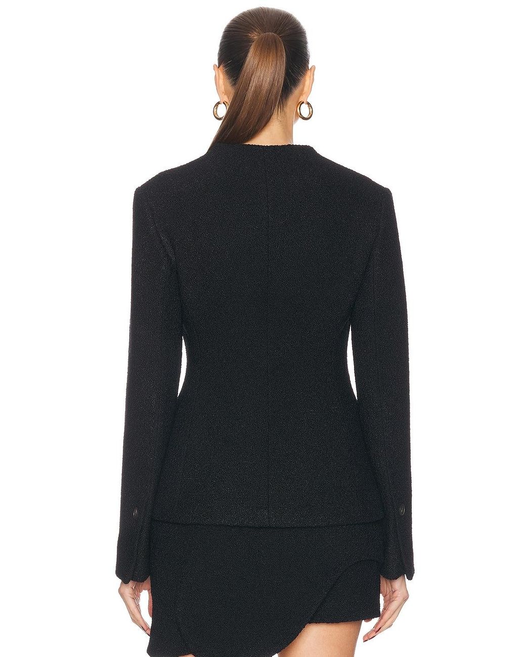 Ferragamo Black Single Breasted Blazer