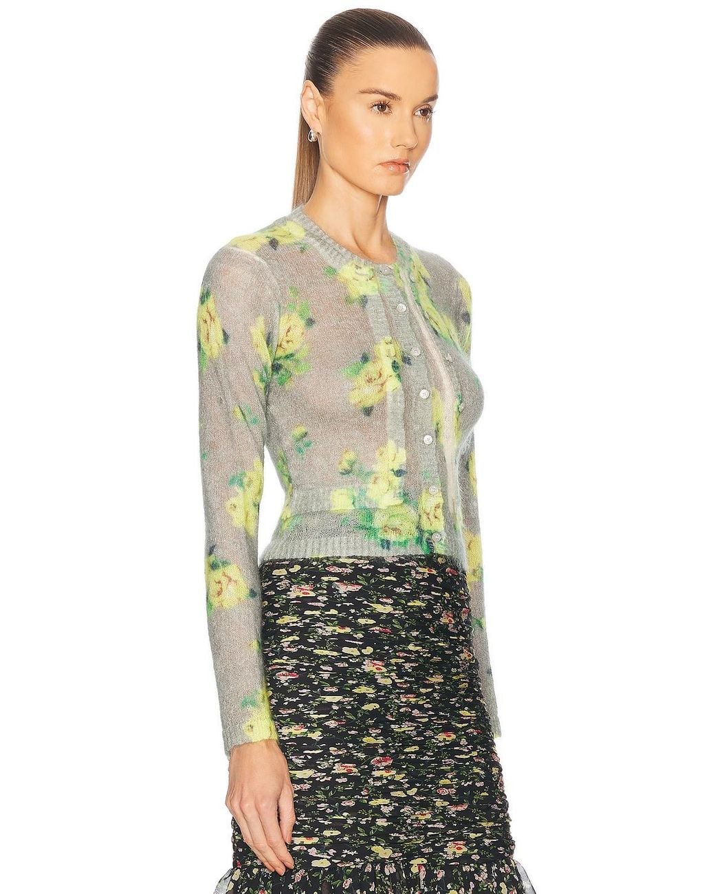 Acne Green Kahoo Cardigan