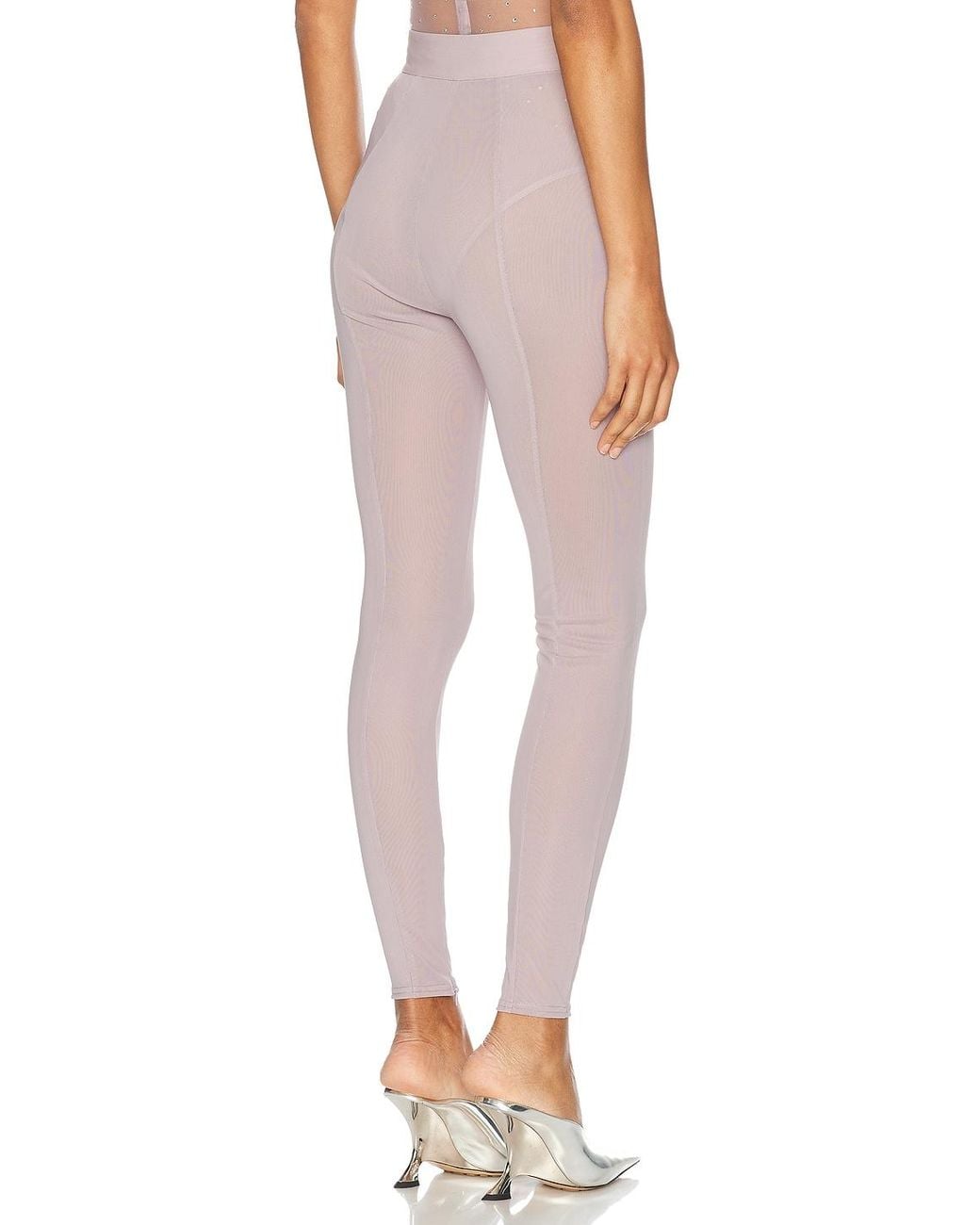 Alex Perry Pink Power Mesh Legging