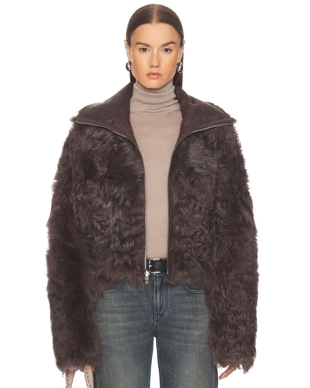 Rick Owens Reversible Exploder Jacket in Brown | Lyst