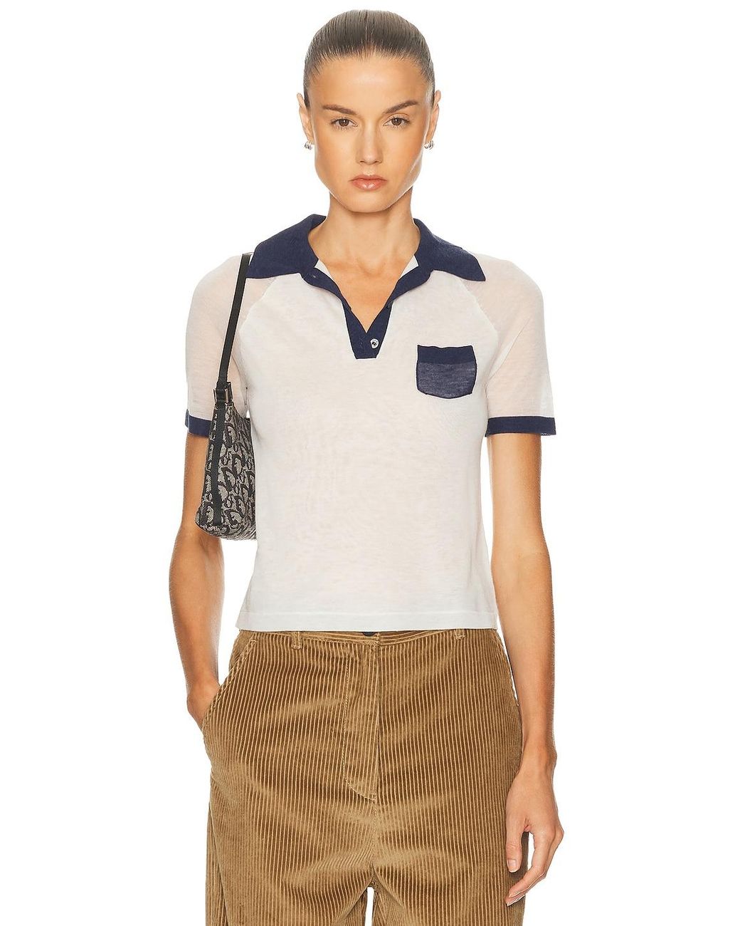 Acne Gray Kout Transparent Top