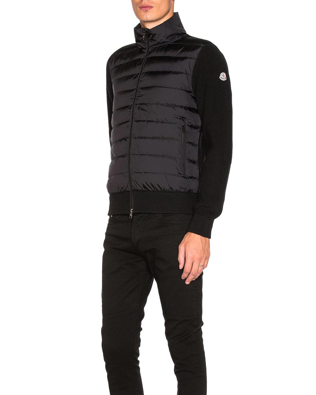Moncler Maglione Tricot Cardigan in Black for Men | Lyst UK
