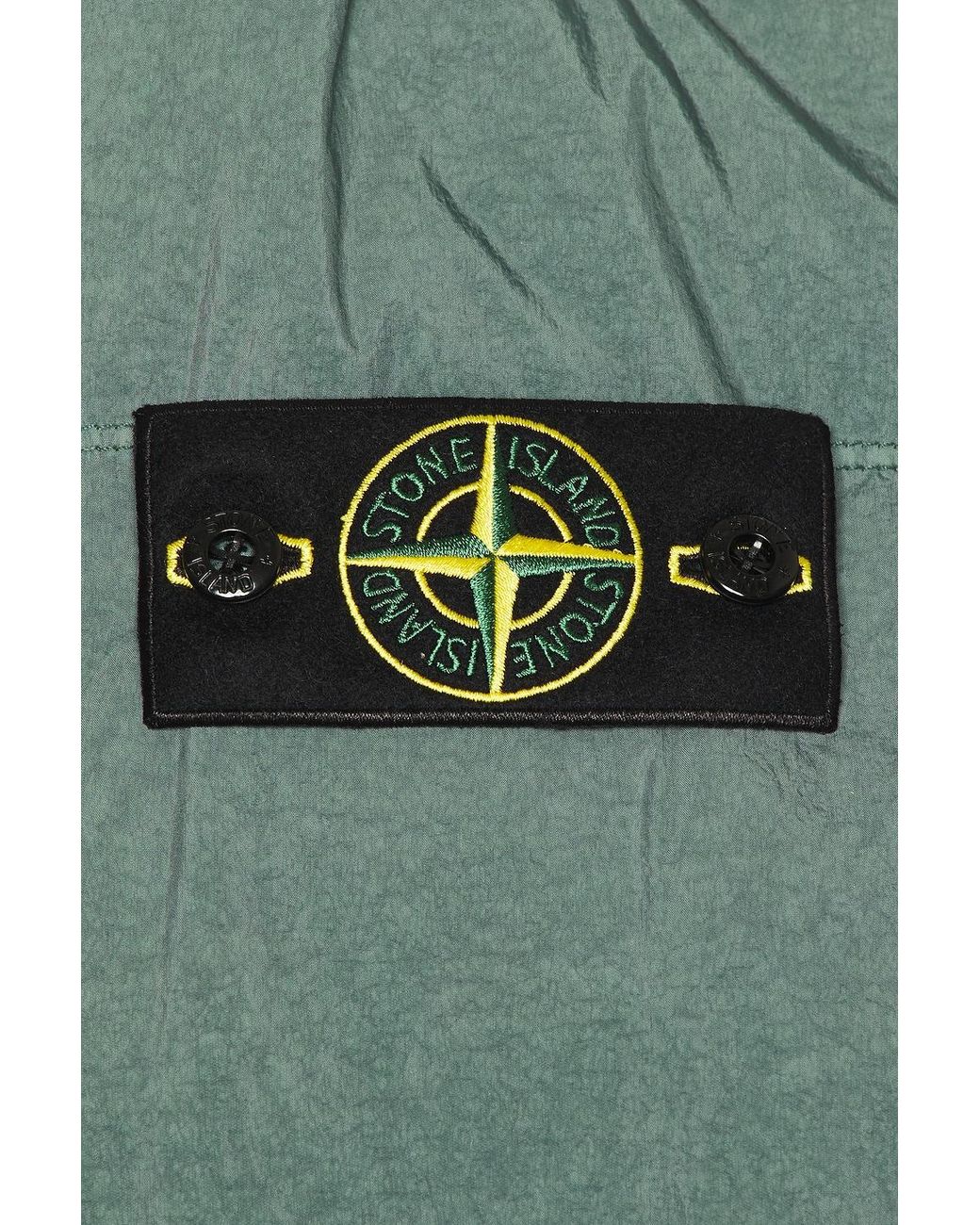 Stone Island Green Down Bomber for men