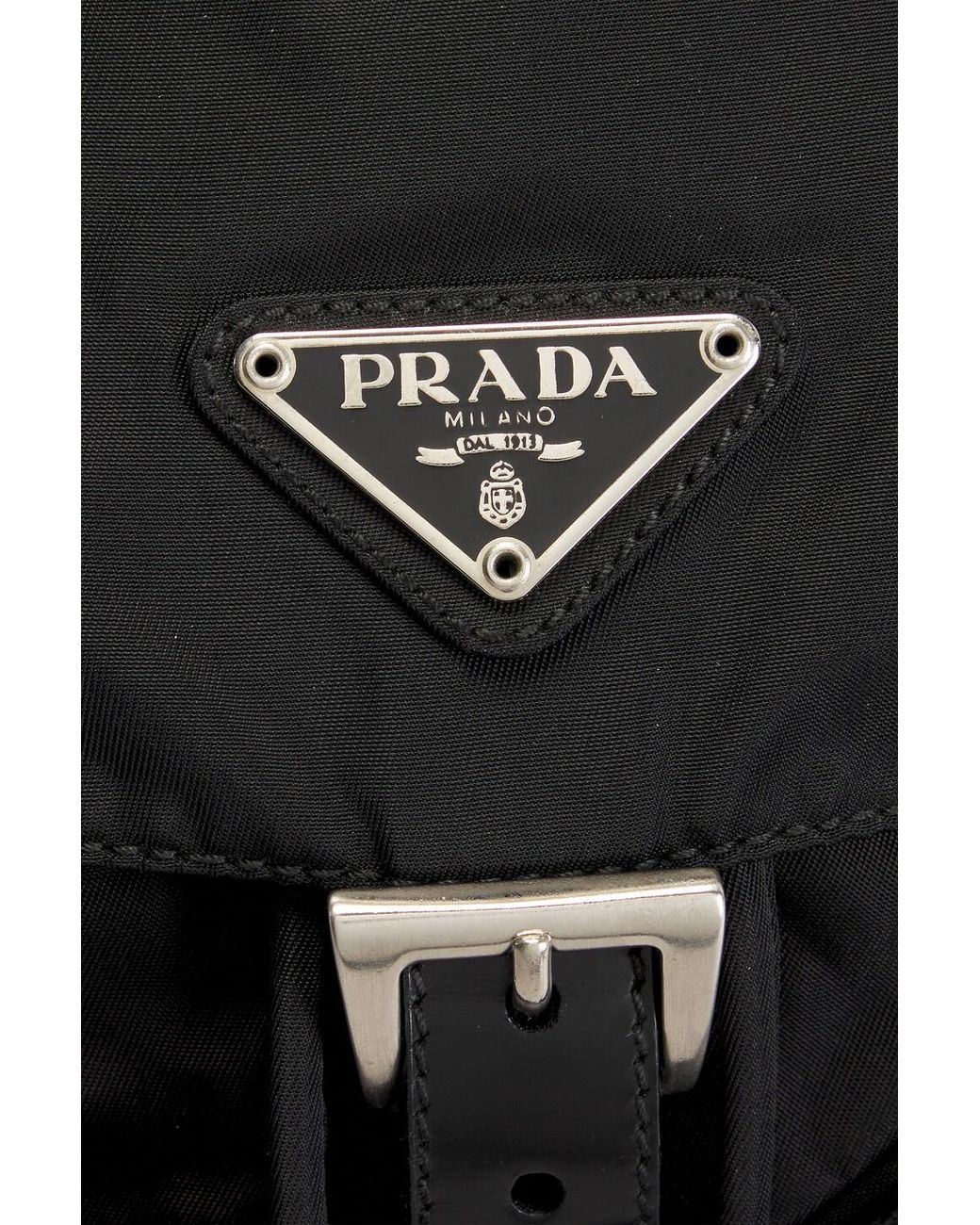Prada Black Tessuto Backpack