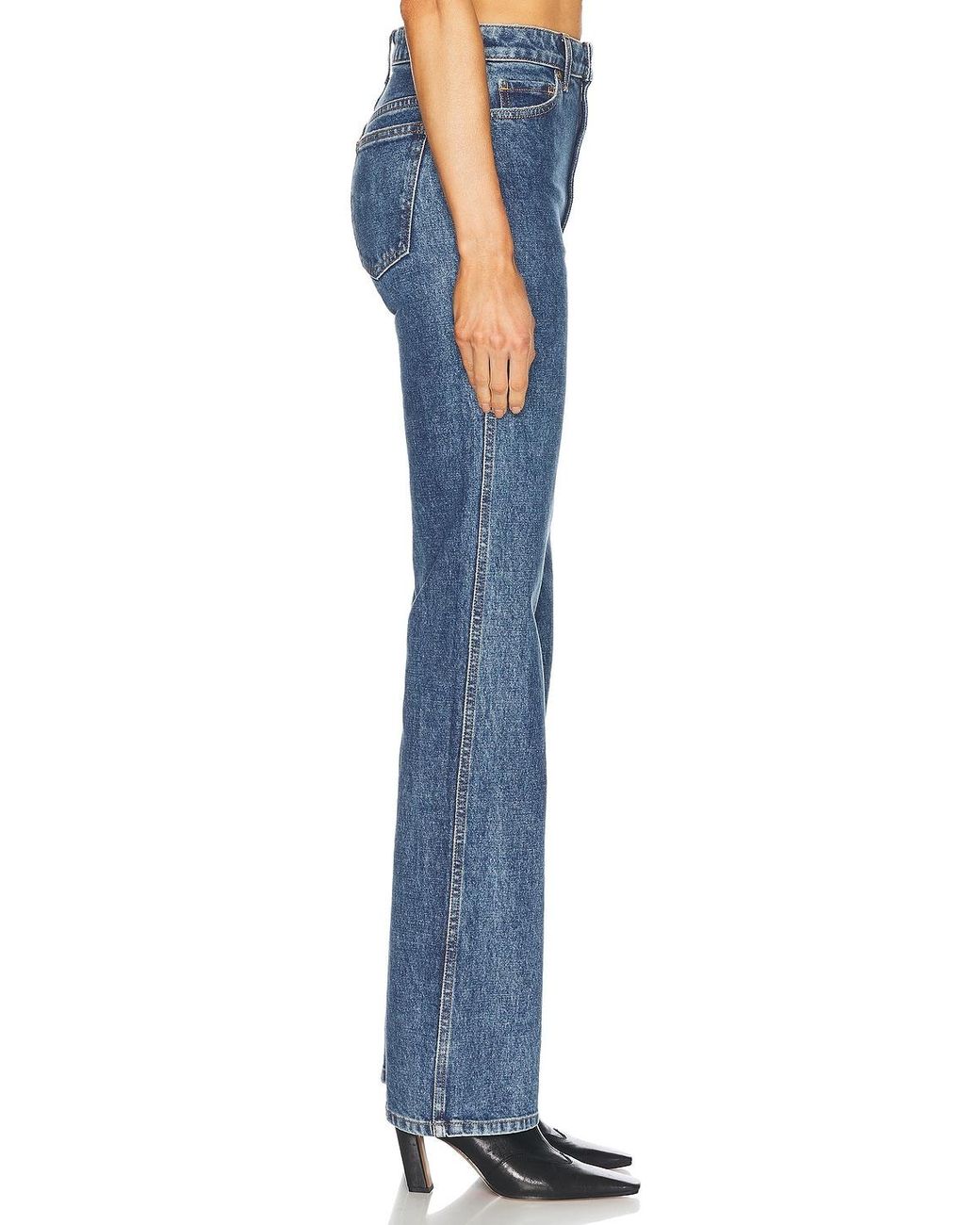 Khaite Blue Danielle Straight Leg