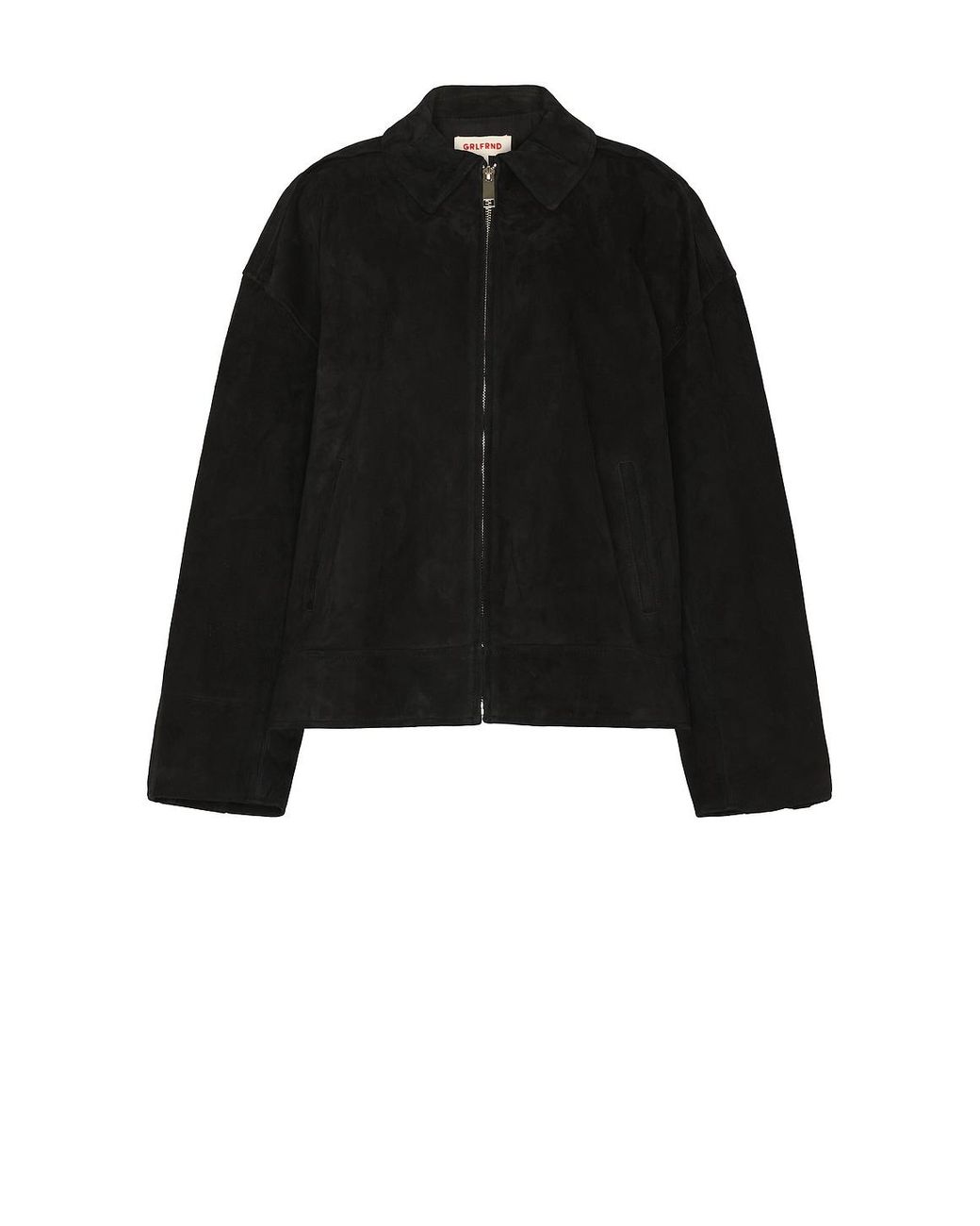 GRLFRND Blue Alek Suede Jacket