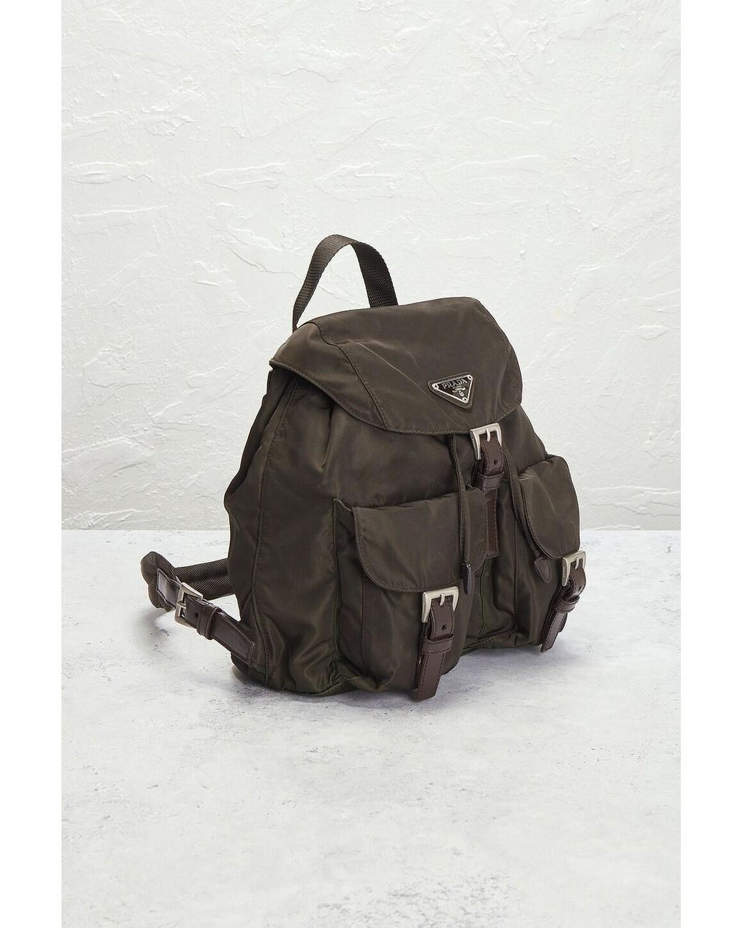 Prada Black Tessuto Backpack