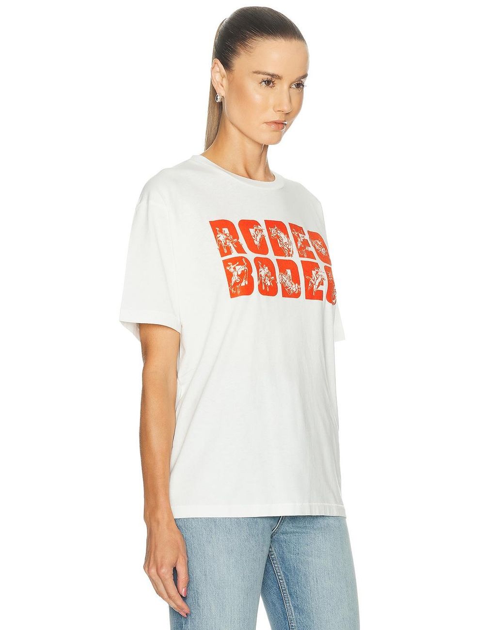Bode White Rodeo O Tee