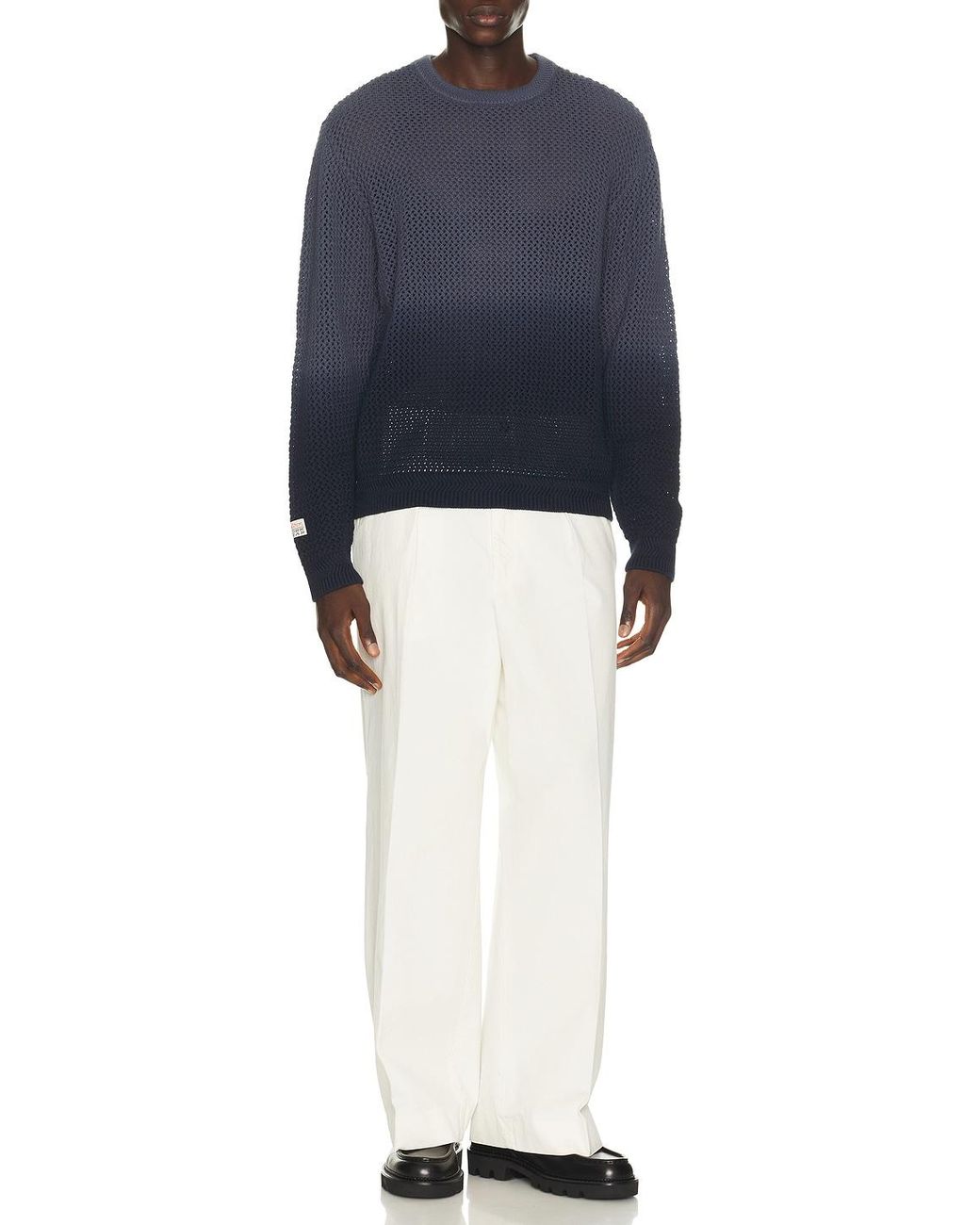 Malbon Blue Workshop Sweater for men