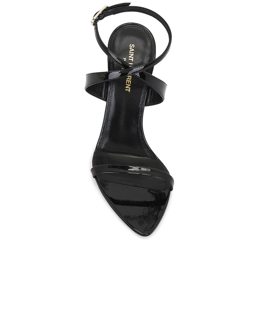 Saint Laurent Black Eva Sandal