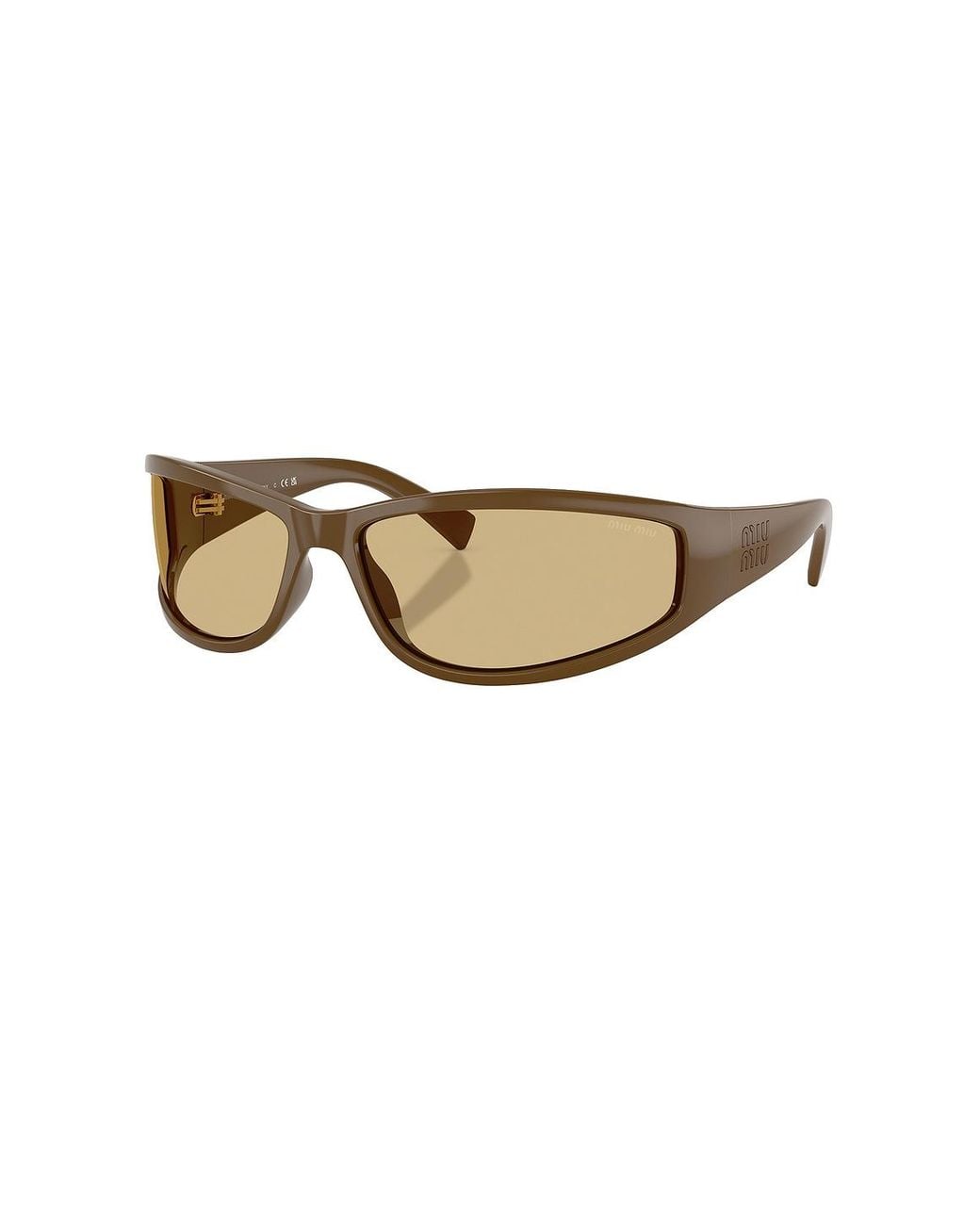 Miu Miu Natural Wrap Sunglasses
