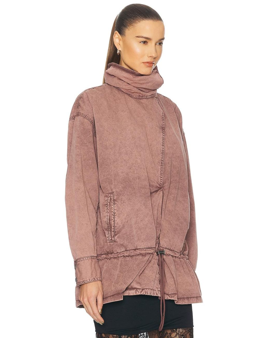 The Attico Pink Bomber Jacket