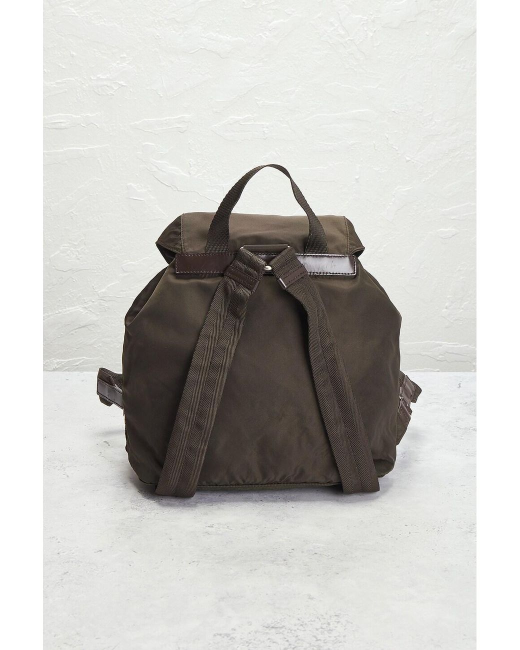 Prada Black Tessuto Backpack