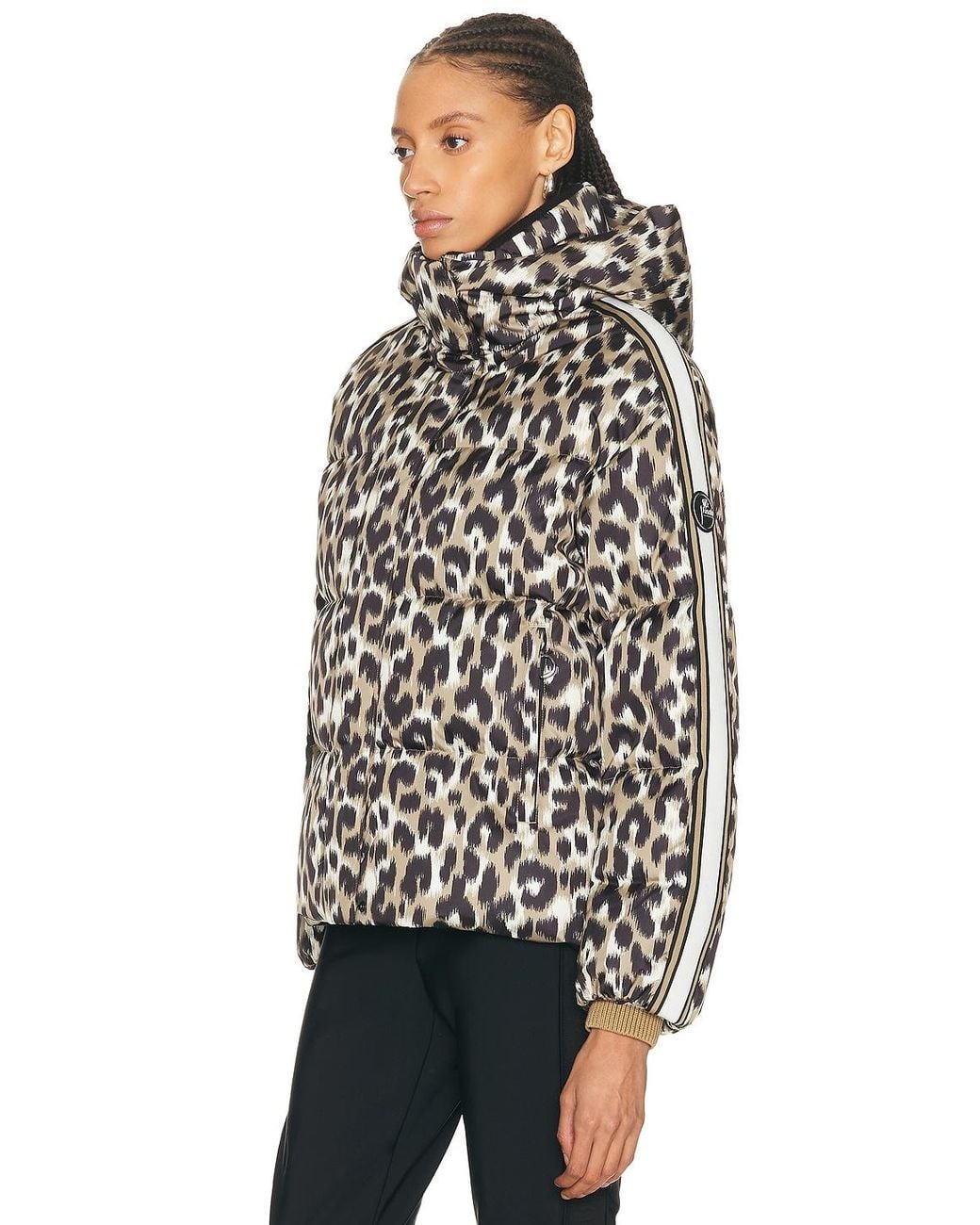 Fusalp Black Ada Leopard Jacket