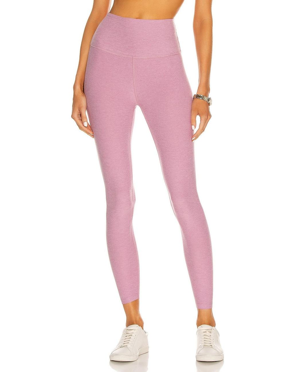 Beyond Yoga Synthetic Spacedye Caught In The Midi High Waisted Legging in Pink - Lyst
