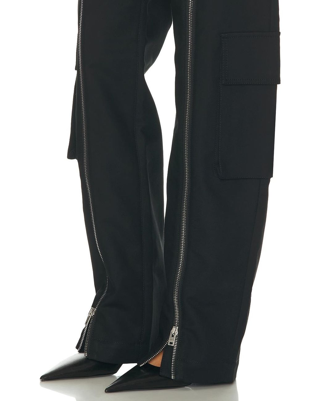 Acne Black Pytail Trouser