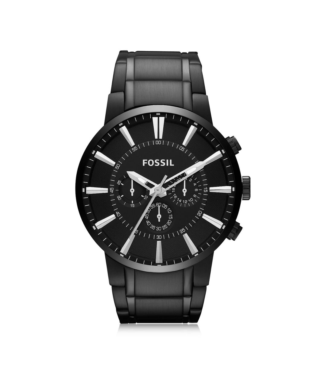 Fossil Others Black Stainless Steel Men's Chronograph Watch for Men - Lyst