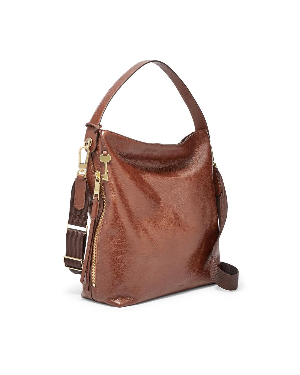Tremont Leather Flap Crossbody Bag - ZB1821001 - Fossil