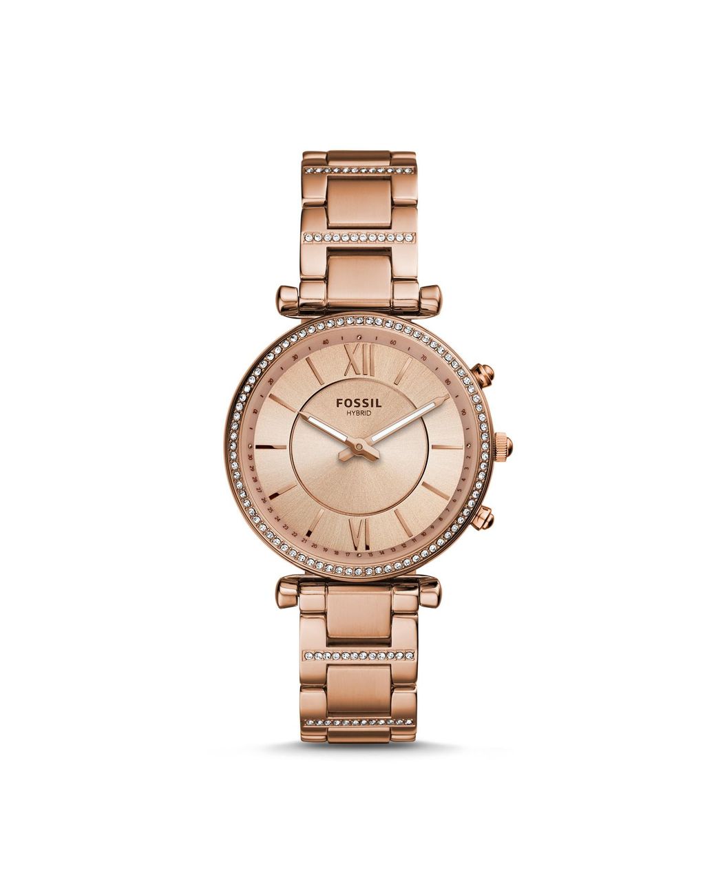 fossil smartwatch rose gold
