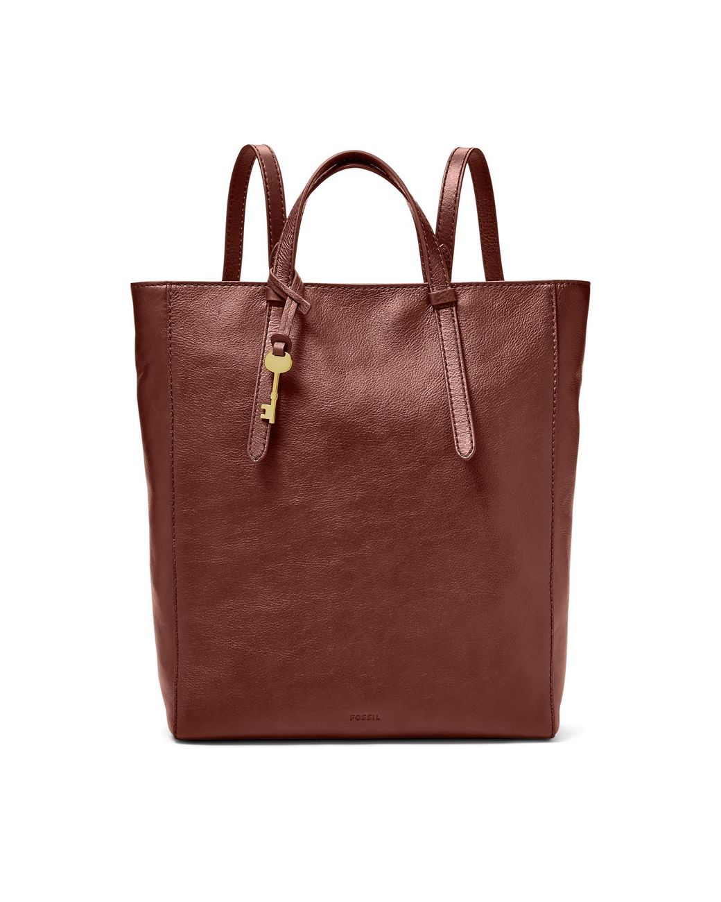 Fossil camilla convertible on sale large leather backpack
