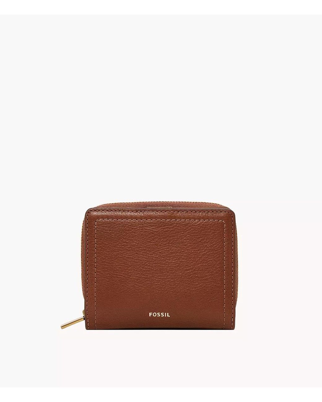 Fossil Brown Logan Mini Rfid Multi-functional Wallet