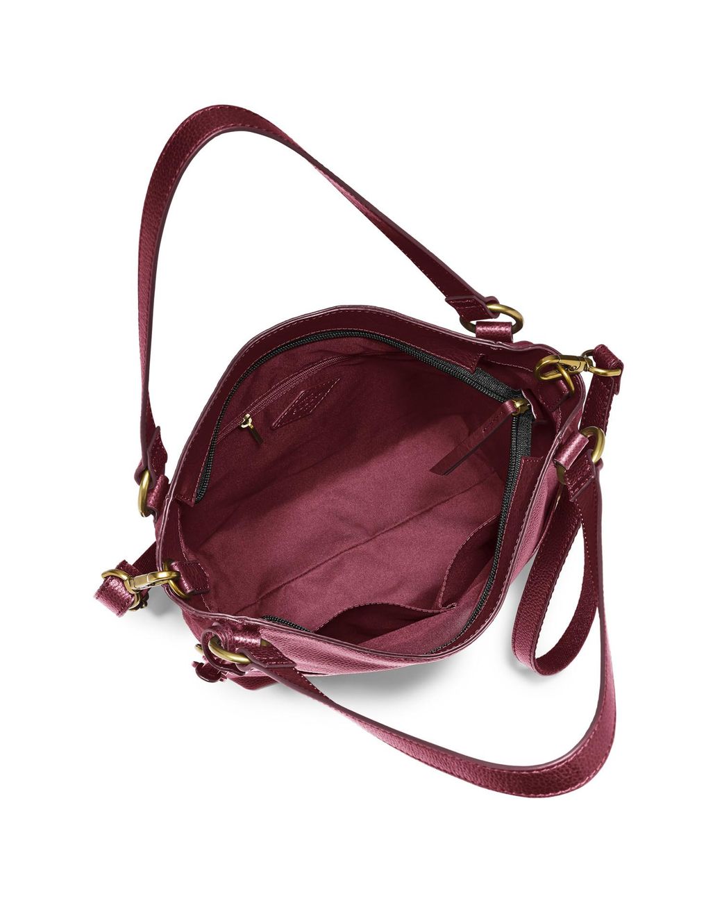 Fossil Leather Sam Shopper in Purple | Lyst