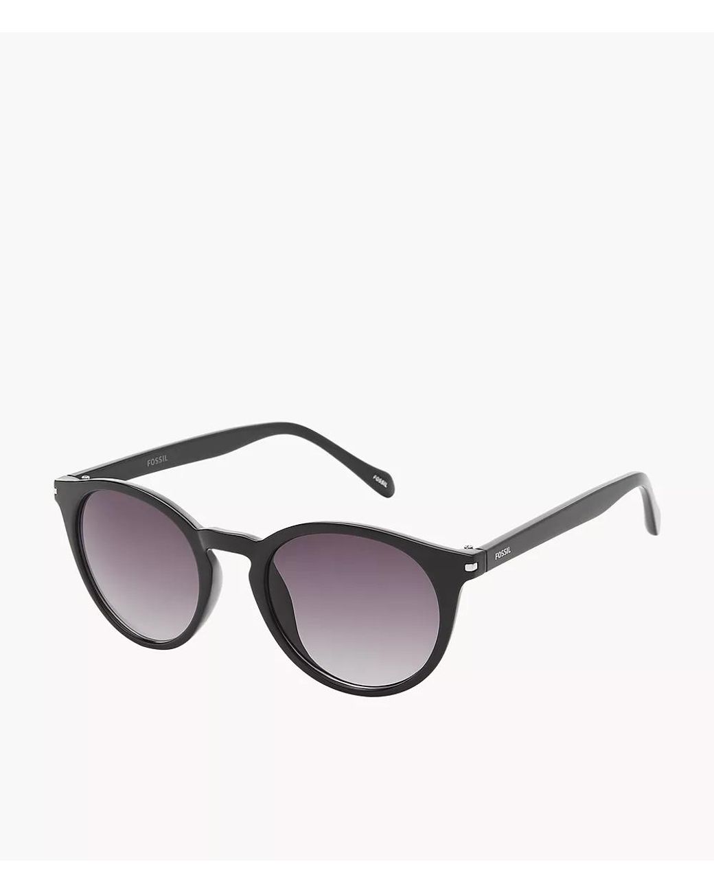 Fossil Metallic Round Sunglasses