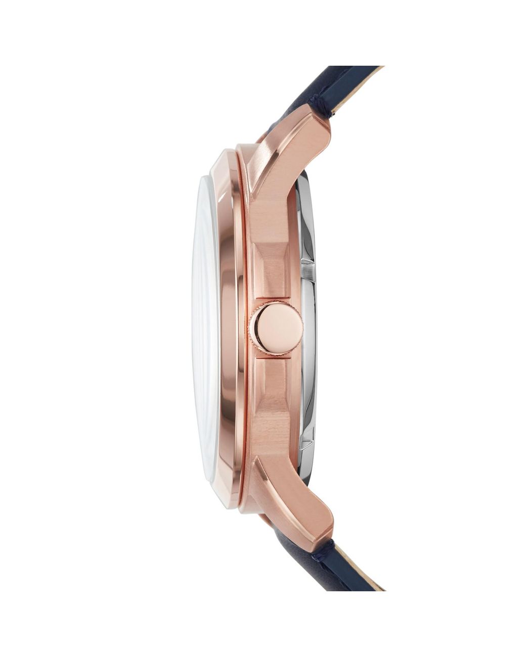 grant automatic blue leather watch