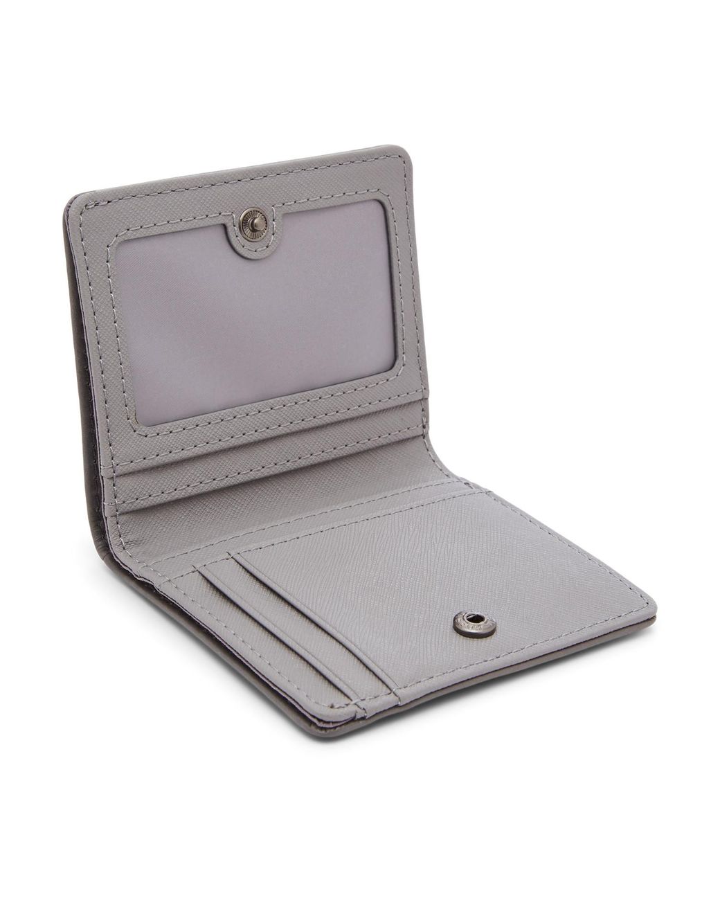 gray fossil purse
