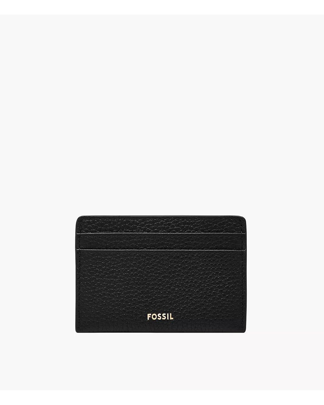 Fossil Black Logan Card Case