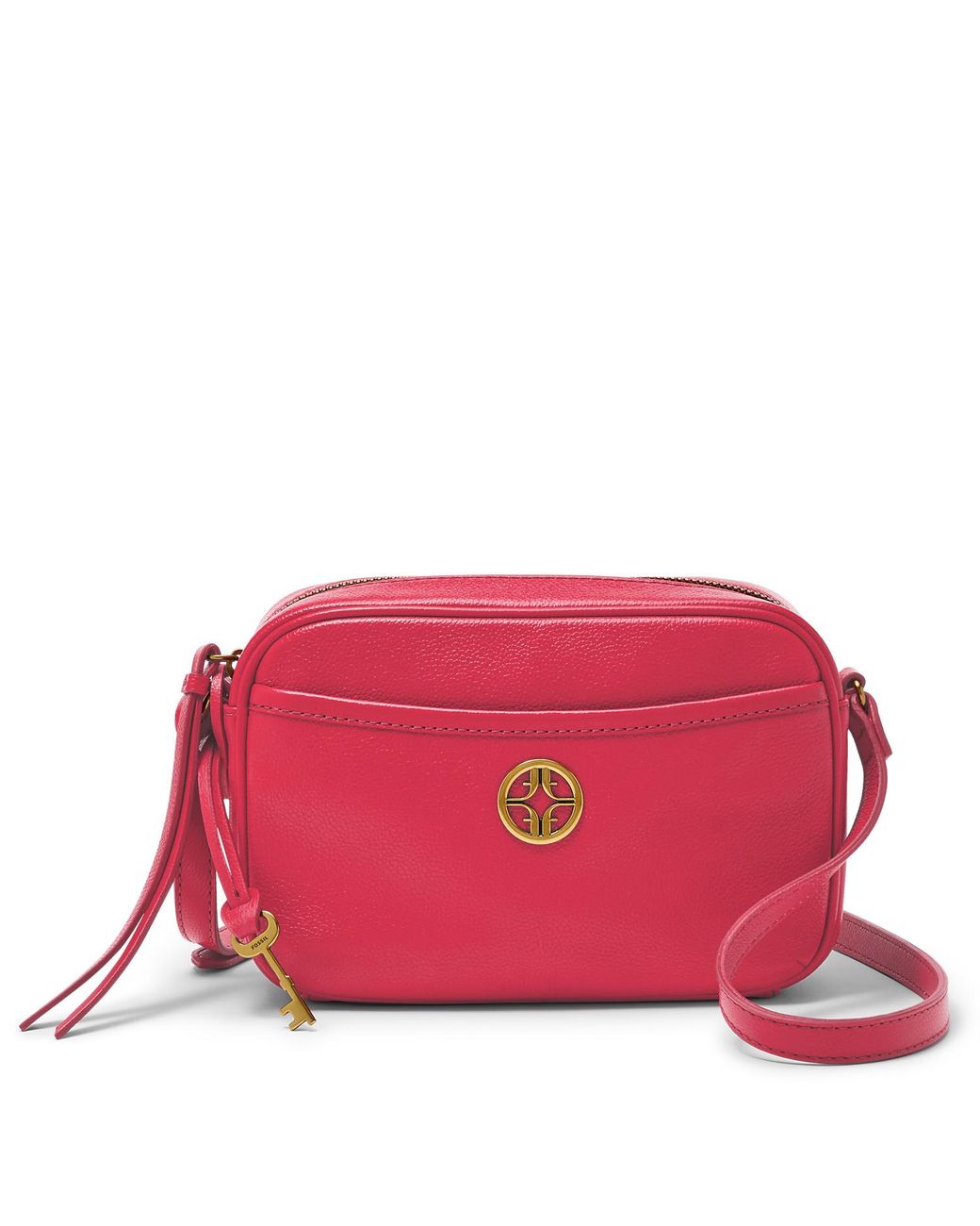 Fossil Leather Brennon Camera Bag in Pink | Lyst