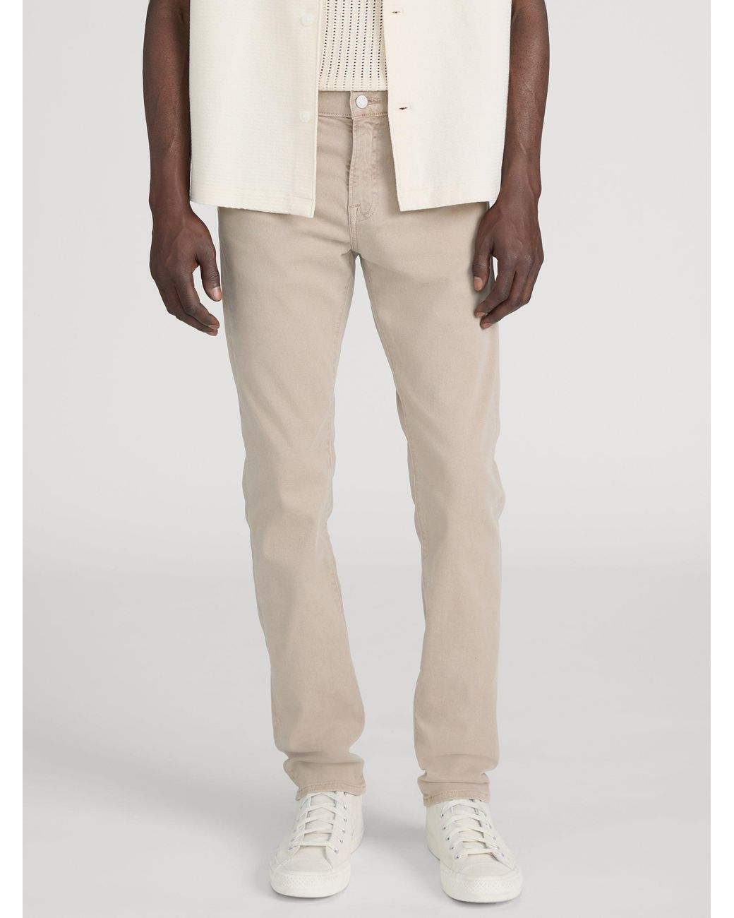 FRAME Natural L'homme Slim Brushed Twill for men