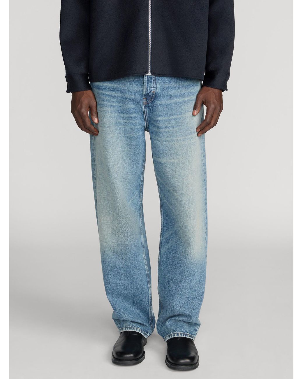 FRAME Blue Baggy Jean for men