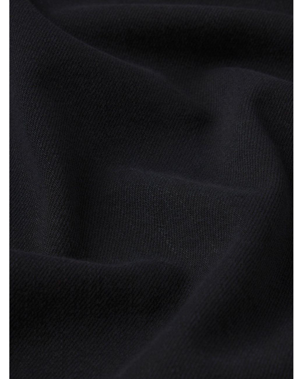 FRAME Black Denim Shirt Jacket for men