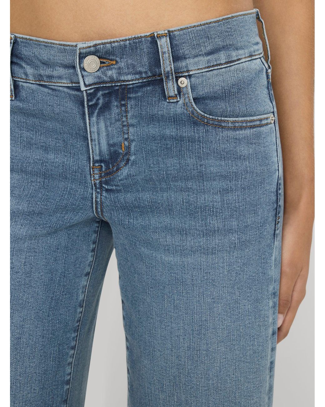 FRAME Blue Low Rise Le Slim Palazzo