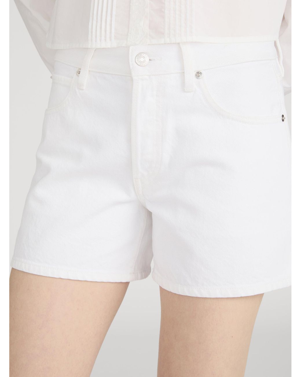 FRAME Blue The Long Hang Short