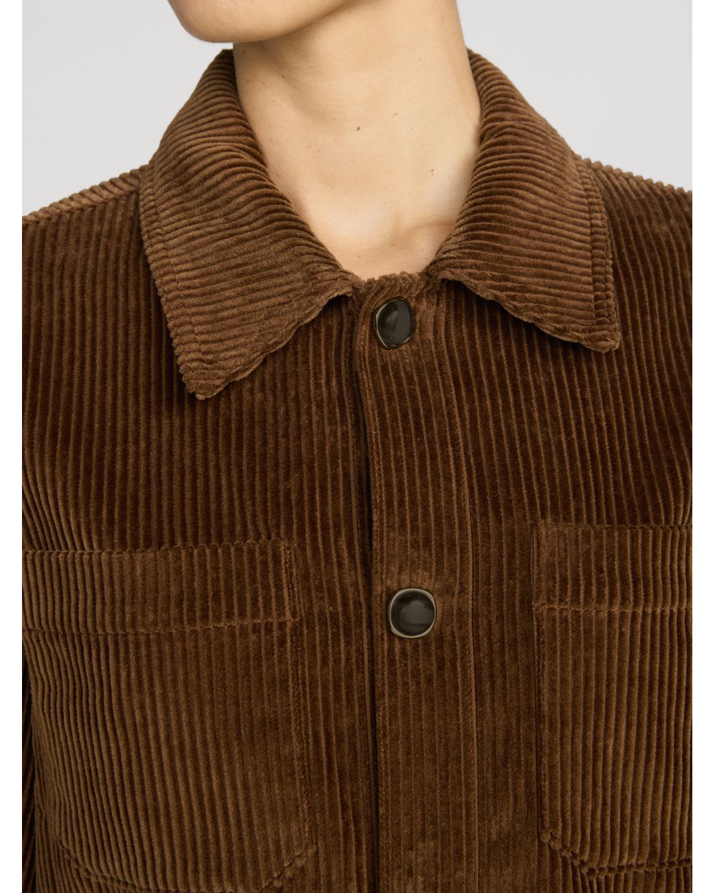 FRAME Brown The Small Corduroy Jacket