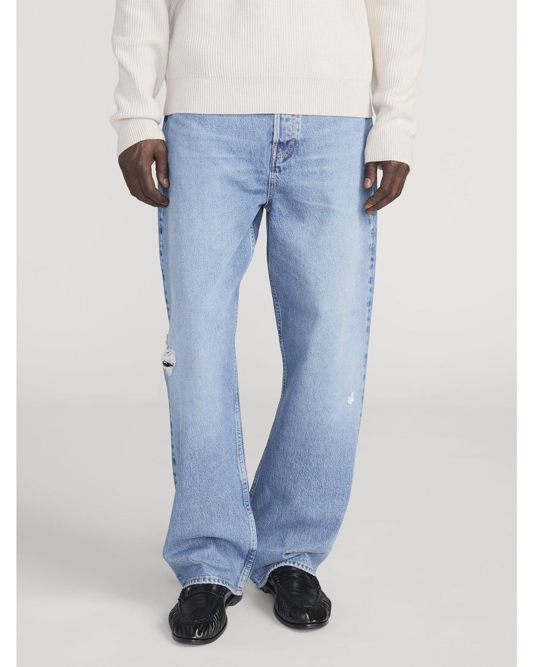 FRAME Blue Baggy Jean for men